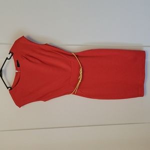 The Limited coral sheath dress